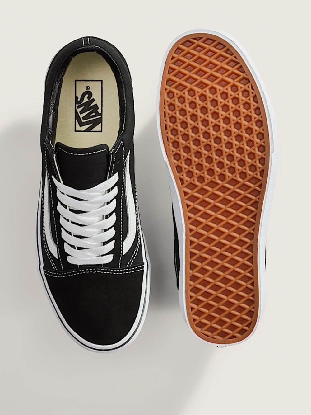 Vans Old Skool Black and White Skate Shoes Size Men’s 7.5 Women’s 9